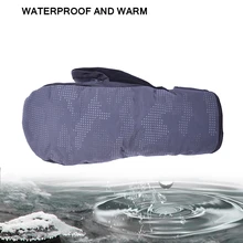 Перчатки для сноуборда Водонепроницаемые зимние теплые перчатки ветрозащитные уличные лыжные спортивные перчатки утолщенные теплые варежки перчатки для сенсорного экрана