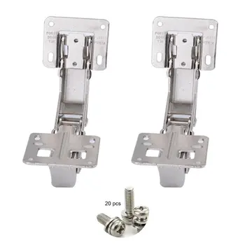 

2Pcs/Set 170 Degree Hydraulic/Normal Hinges Cold-rolled Steel Soft-close Buffer
