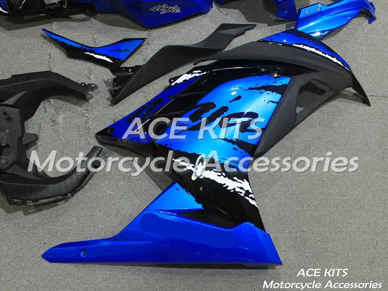ACE наборы из углеродного волокна, переводная вода, печать частей для kawasaki NINJA250 NINJA300 2013 всех видов цвета No. FF06