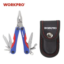 WORKPRO 13 で 1 多機能ツールミニプライヤーコンパクトナイフドライバー多ツールサバイバルツール