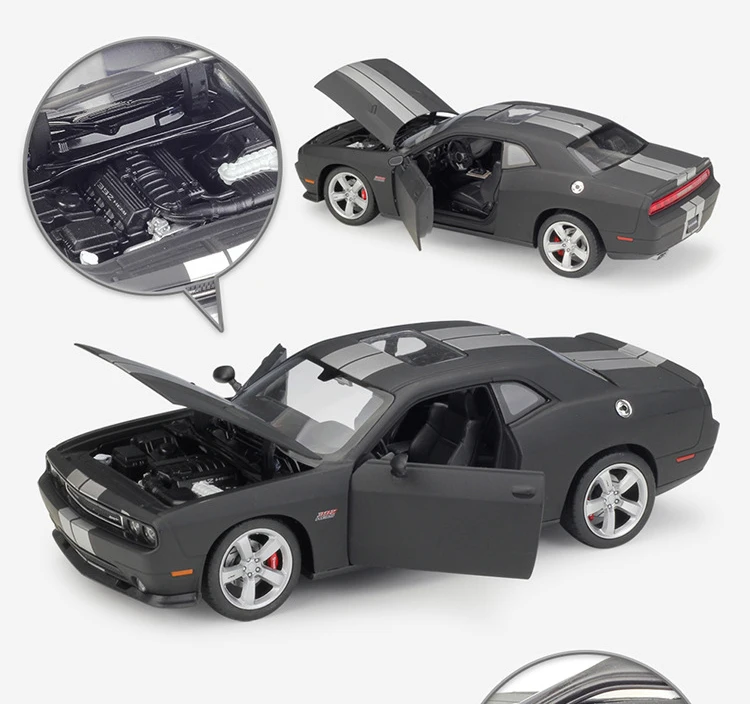 WELLY литье под давлением 1:24 Масштаб 2012 DODGE Challenger SRT модель симулятора автомобиля игрушечный автомобиль металлический сплав игрушечный автомобиль для мальчика Коллекция подарков