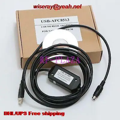 

DHL/EMS 10pcs Programming cable USB-AFC8513 for PLC Industrial Cable RS232-A5