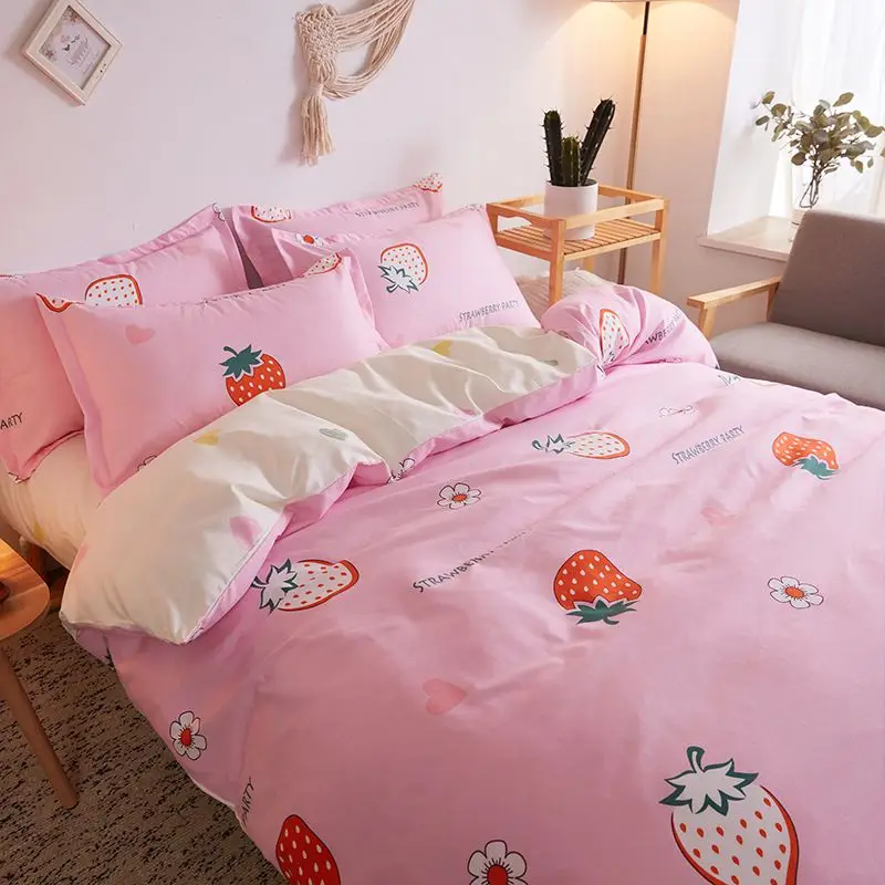 

Bedding a Family of Single Dormitory Bed Sheet Three-Piece Set