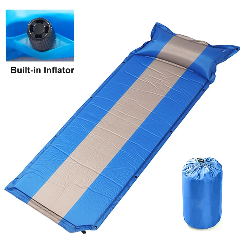 Rooxin Self Inflatable Sleeping Pad Camping Tent Mattress Air Bed Waterproof Thicken Sleeping Mat f
