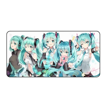 

FFFAS 60x30cm Anime Mouse Pad Mat Gamer Gaming Miku Mousepad Keyboard Desk Playmat Protect Cushion for PS4 PC Notebook Laptop