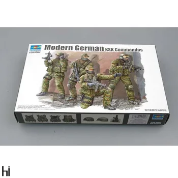

Trumpeter 1/35 00422 Modern German KSK Commandos War Figure Soldier Military Assembly Plastic Model Building Kit