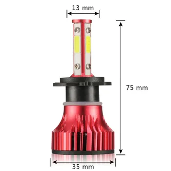 

Car LED Headlight Auto White DC 9-32V 6000K 300000LM Waterproof Shockproof