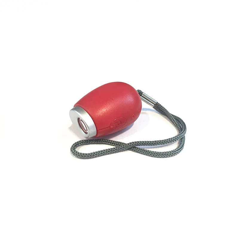 Red Mini Projection Clock Digital Time Clock LED Watch Projector Flashlight Hanging Rope Small Portable Clock High-intensity Light - Color: Red