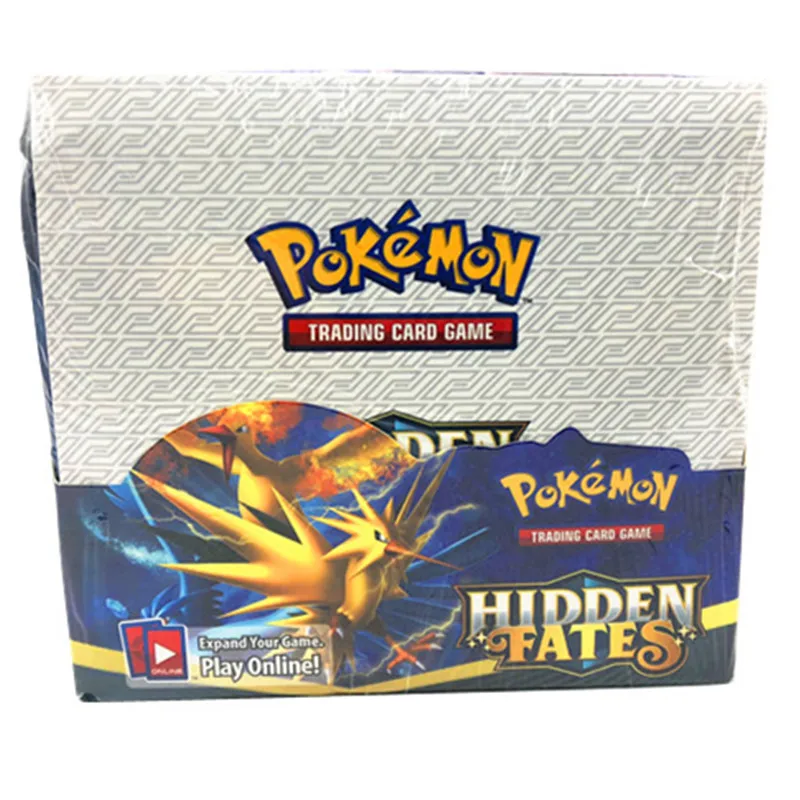 

324pcs Pokemones cards Hidden Fates Edition in English version Booster Box Collectible Trading Cards Game for kids