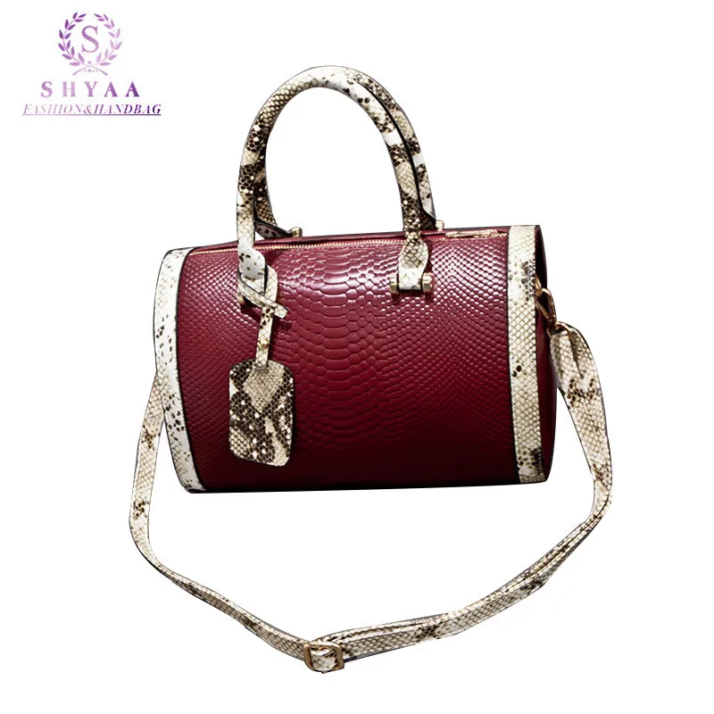 

SHYAA Korean Version of The FemaleHandbag 2020 New Fashion Ladies Bag Crocodile Pattern Handbag Trend Shoulder Messenger Bag