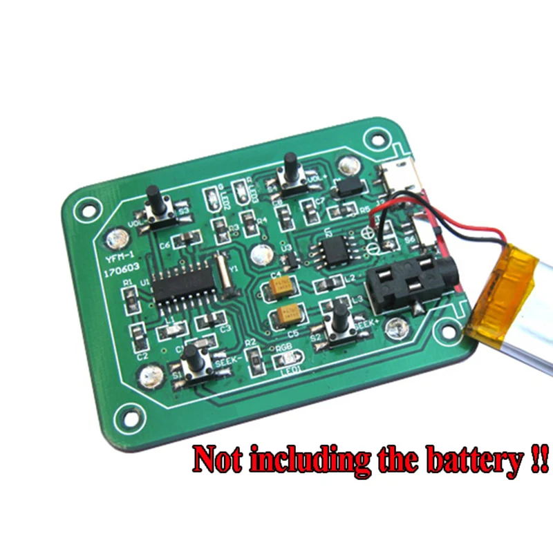 76-108MHz FM Stereo Radio Receiver Module DIY Kits Radio Production Kit