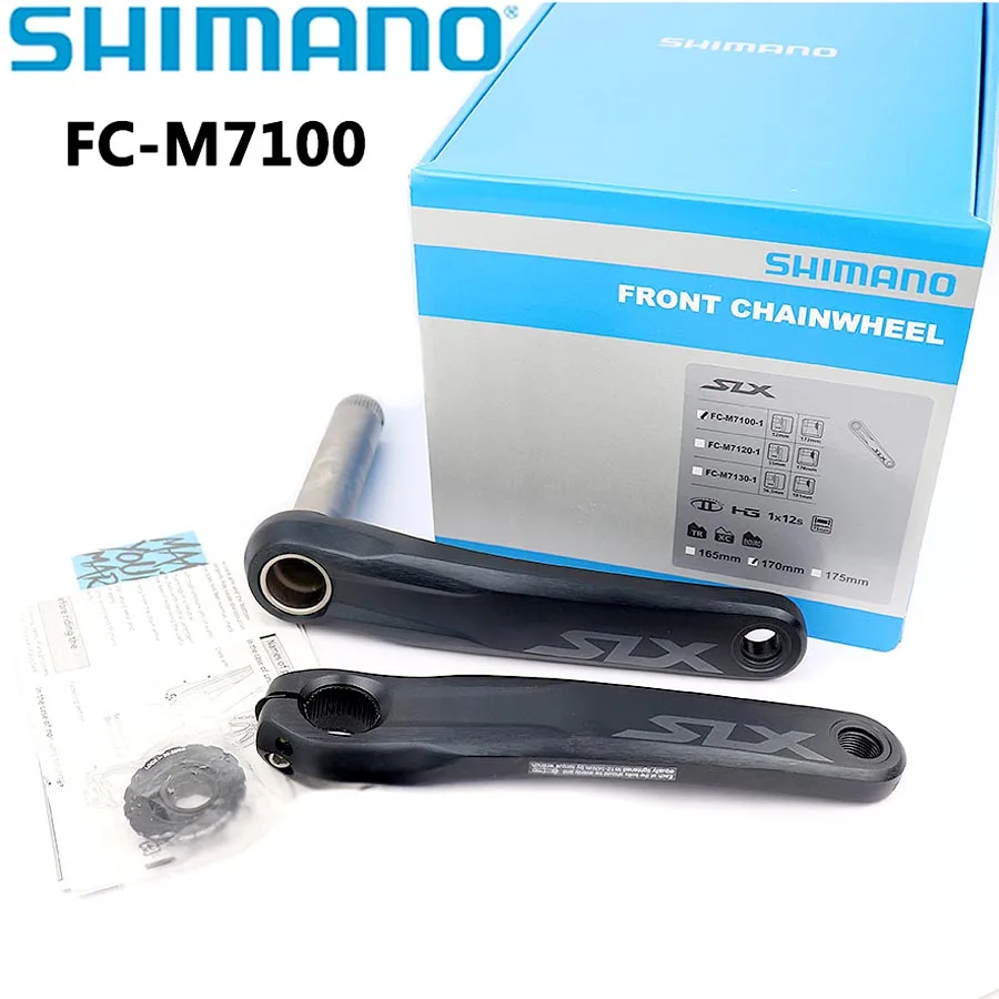 Shimano SLX FC M7100 рукоятка 1x12 скоростная MTB набор Кривошип горного велосипеда FC-M7100-1 170
