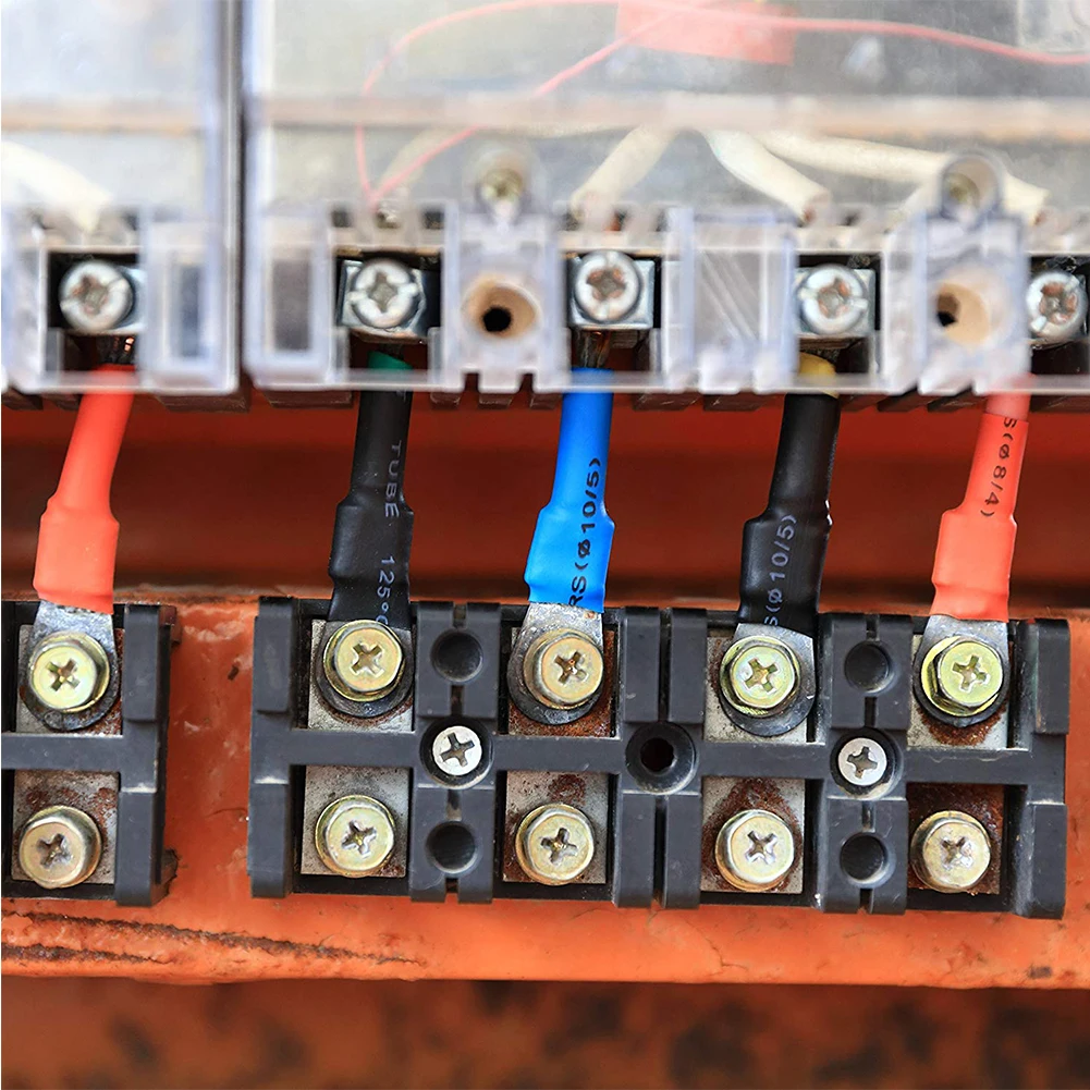 580 шт. соединительный кабель втулка аксессуары электрооборудование DIY ассортимент изолированные оболочки ремонт провода обёрточная термоусадочная трубка
