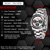 PAGANI DESIGN New Classic Men's Quartz Watch Ceramic Bezel  Stainless Steel Waterproof Clock Luxury Sapphire Glass Chronograph 3