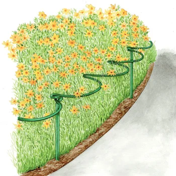 

Plant Support Vine Rose Clematis Climbing Frame Gardening Plant Flower Stand Balcony Potted Bracket Garden Ironborder Wire Hoop