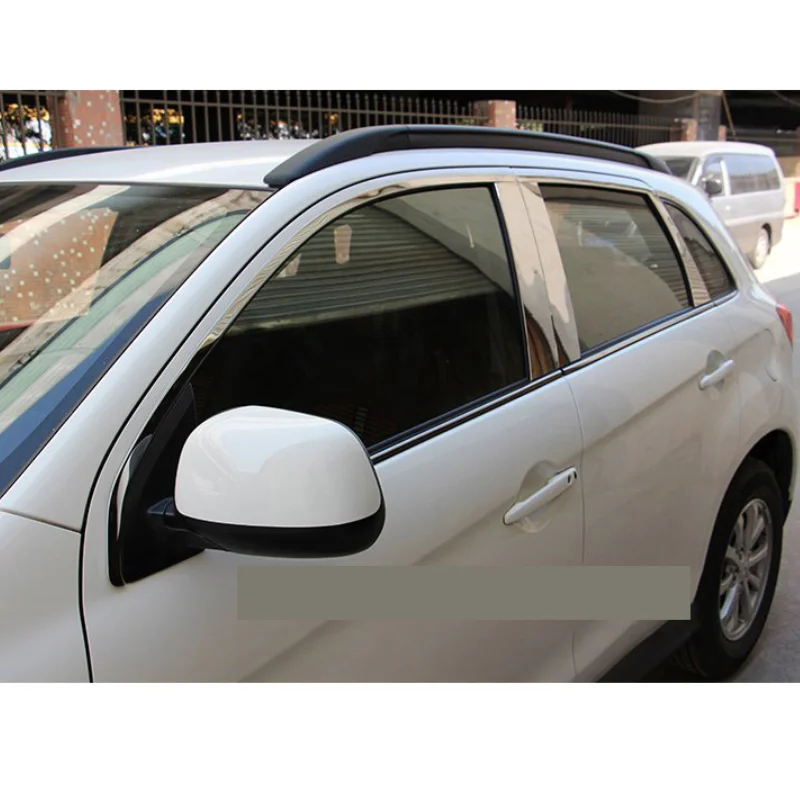 stainless steel car window chrome trim for mitsubishi asx Outlander Sport rvr 2011 2012 2013 2014 2015 2016 2017 | Автомобили и