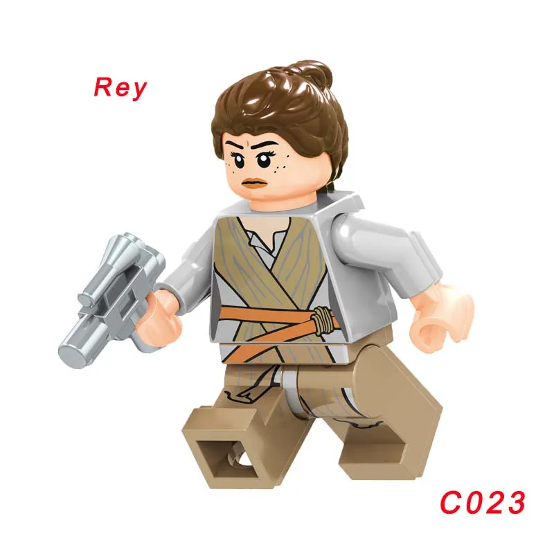 Фигурки из Звездных Войн Leia Han Solo Yoda Luke Sith Lord Darth Vader Maul Revan Dooku Sidious, строительные блоки, кирпичи, игрушки - Цвет: C023