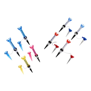 

8Pcs/Set Durable 80mm Magnetic Golf Tee With Anchor Random Color