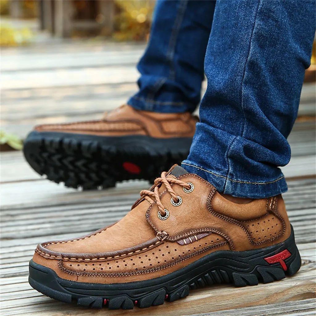 

Casual loafers tooling shoes men spring and summer new casual shoes leather large size Men's moccasins Light flat shoes men