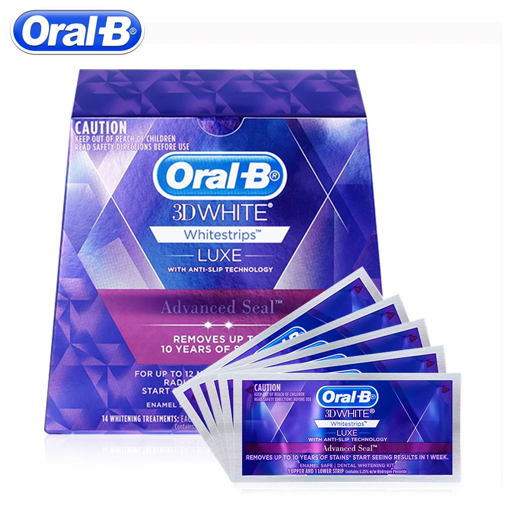 Drop Shipping Oral B 3D Whitestrips Professional Effects Tooth Bleaching Kit Original  Oral Hygiene Teeth Whitening Strips