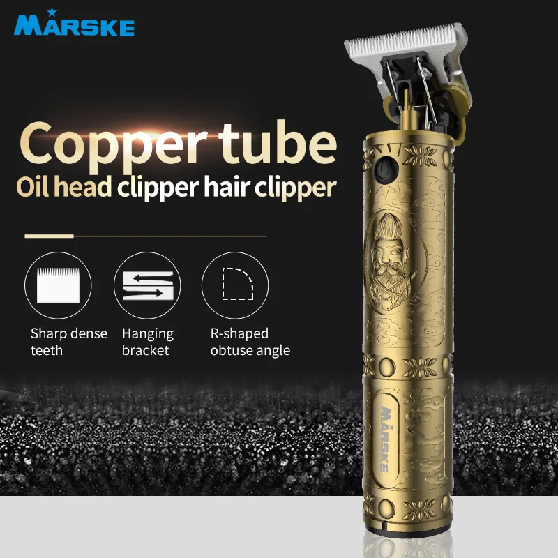 

USB rechargeable trimmer electric cordless skeleton electric hair clipper razor men's haircut and hair clipper razor