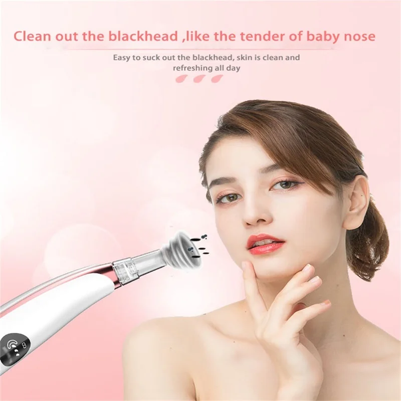 

Blackhead Remover clean skin care tools Pore Vacuum Acne Pimple Removal Vacuum Suction Tool nose face deep cleansing machine