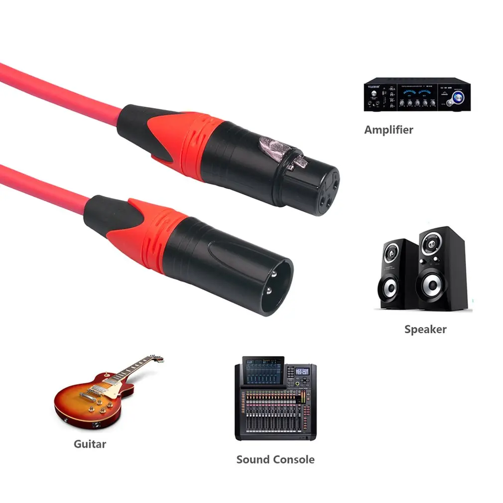 Для Nosya 3 Pin Ofc Xlr кабель папа-мама M/F аудио кабель для микрофонный микшер 3 фута 1,5 м-10 м
