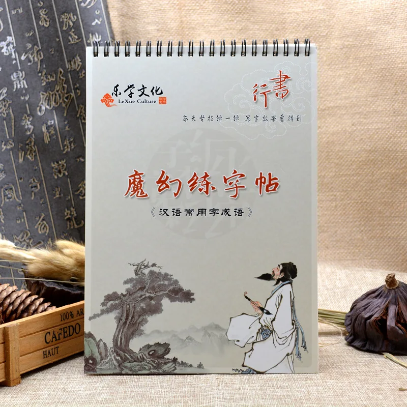 New Chinese Characters Calligraphy Copybook HanZi MiaoHong 3D Reusable Groove Copybook Writing For Beginner Groove Practice