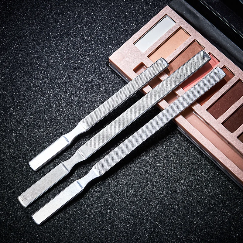 1 шт. пилка для ногтей из нержавеющей стали металлический буфер двухсторонний