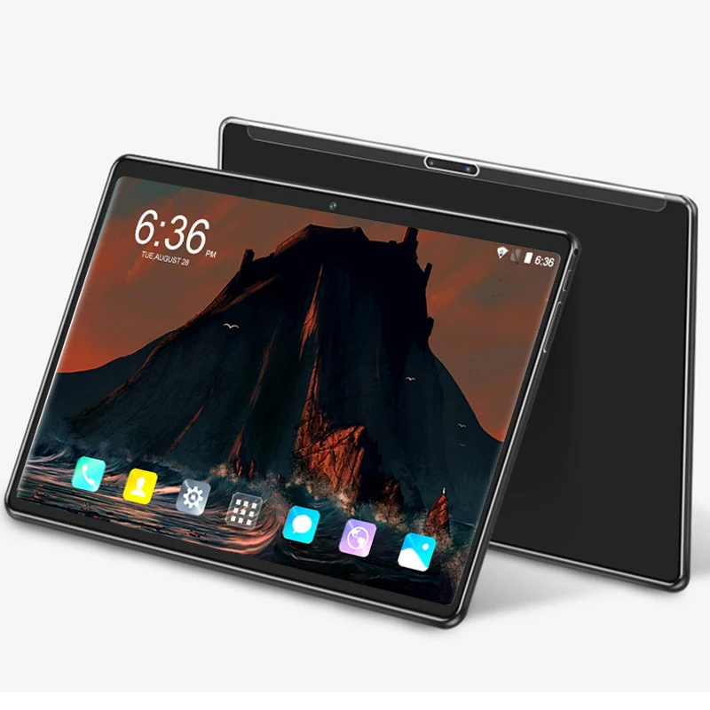 4G LET планшет 10,1-дюймовый планшеты Android 8.0 Octa core RAM 6 ГБ ROM 64 ГБ 1280* 800 Изогнутый экран WIFI GPS Dual SIM-карта телефонный звонок планшетный ПК 10+ подарок