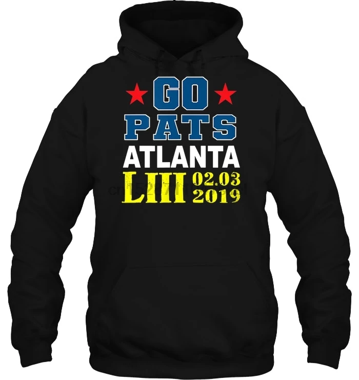 Мужская толстовка Go Pats Atlanta LIII с капюшоном для женщин