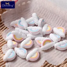 Special Offers 5pc Silicone Beads Rainbow Mini Cloud Tiny Rod Rodent Food Grade Baby Teether DIY Pacifier Chain Nursing Bracelet Baby Product Special Offers 5pc Silicone Beads Rainbow Mini Cloud Tiny Rod Rodent Food Grade Baby Teether DIY Pacifier Chain Nursing Bracelet Baby Product