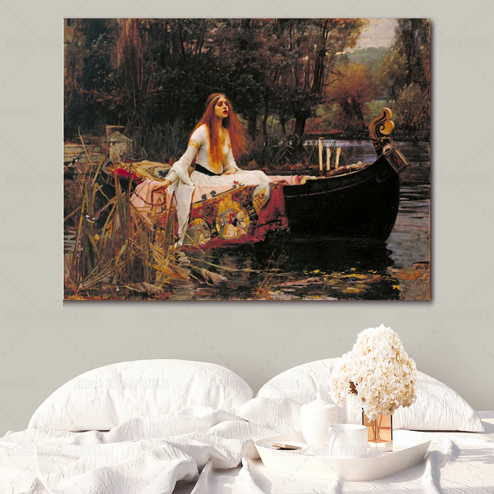Женская парусиновая картина Shalott художественная для молодых аристократических