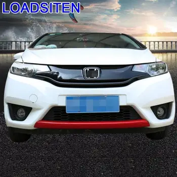 

Modified Automobile Decorative Front Bumper Grille Gear Panel Exterior Parts Sticker Strip Accessory 14 15 16 17 FOR Honda Fit