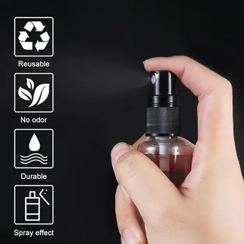 

12 Pcs 30ml Transparent Travel Empty Spray Bottle Random Color Plastic Atomizer Small Mini Empty Spray Refillable Bottle