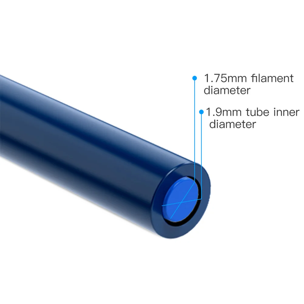 Боуден PTFE трубки легко установить 1 м 2 м практичный высокая термостойкость Экструдер 3d принтер офис для Ender Creality серии