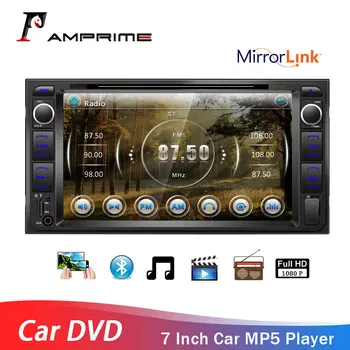 

AMPrime 2 Din Multimedia MP5 player 7" Car Radio For Toyota Corolla Android/IOS MirrorLink Auto Stereo Bluetooth Autoradio