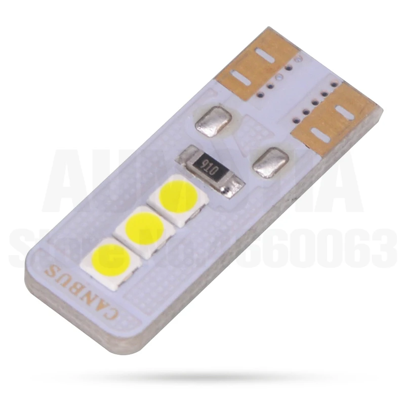 500x Автомобильный светодиодный Lihgts с can-bus T10 светодиодный W5W 6 светодиодный 168 3030 SMD поворот стороны номерного знака светильник лампа габаритного огня