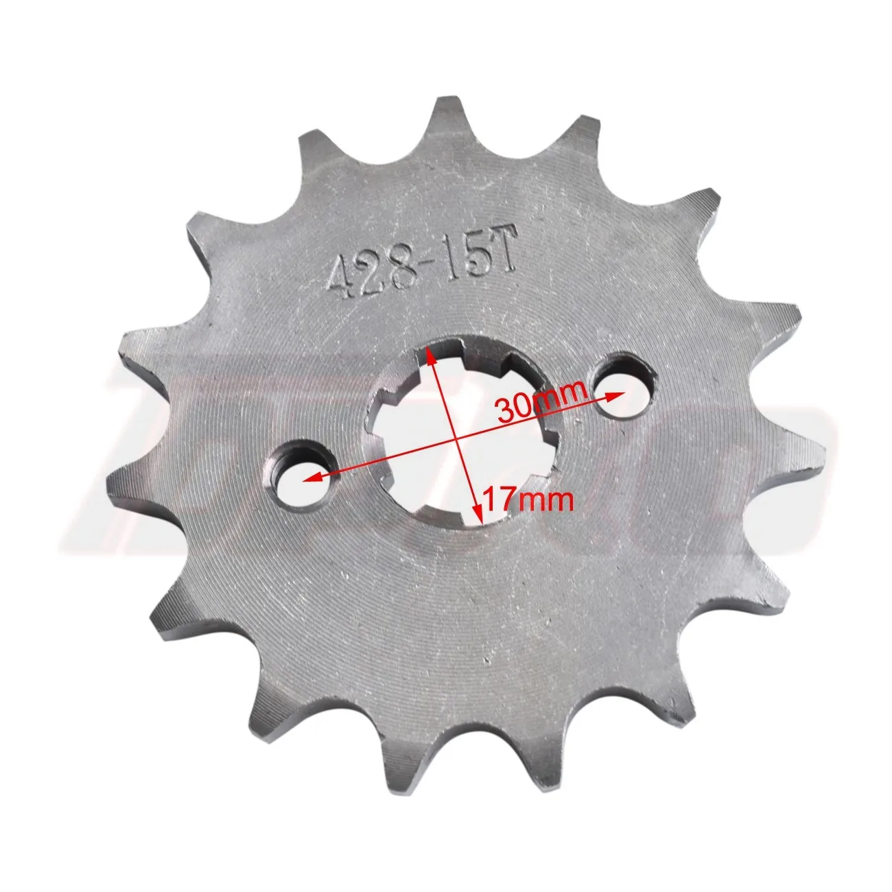 428 14T 15T 16T 17T Engine Sprocket 17mm for 50cc To 125cc ATV Go Kart Quad Pitbike Buggy Dirt Bike with Locking Plate and Screw