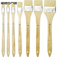 EZONE 1 шт. картина маслом из свиной волос Кисть кисти для масла акварельный водорастворимый порошок пропилен акриловая ручка для рисования художественный инструмент поставка