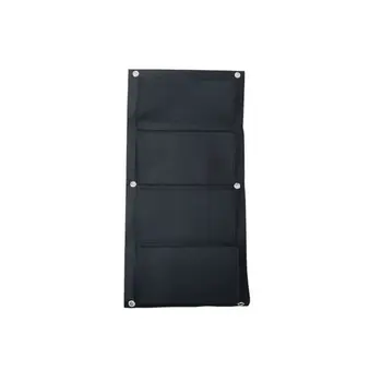 

4 Pockets Wall Hanging Planting Bag Green Plant Grow Planter Garden Container