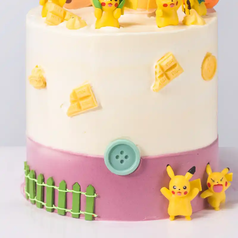 タカラトミー装飾装飾品誕生日ケーキピカチュウベーキングベビーポケモン人形プラグイン旗アクセサリーケーキスタンドケーキ金型 ケーキデコレーション用品 Aliexpress