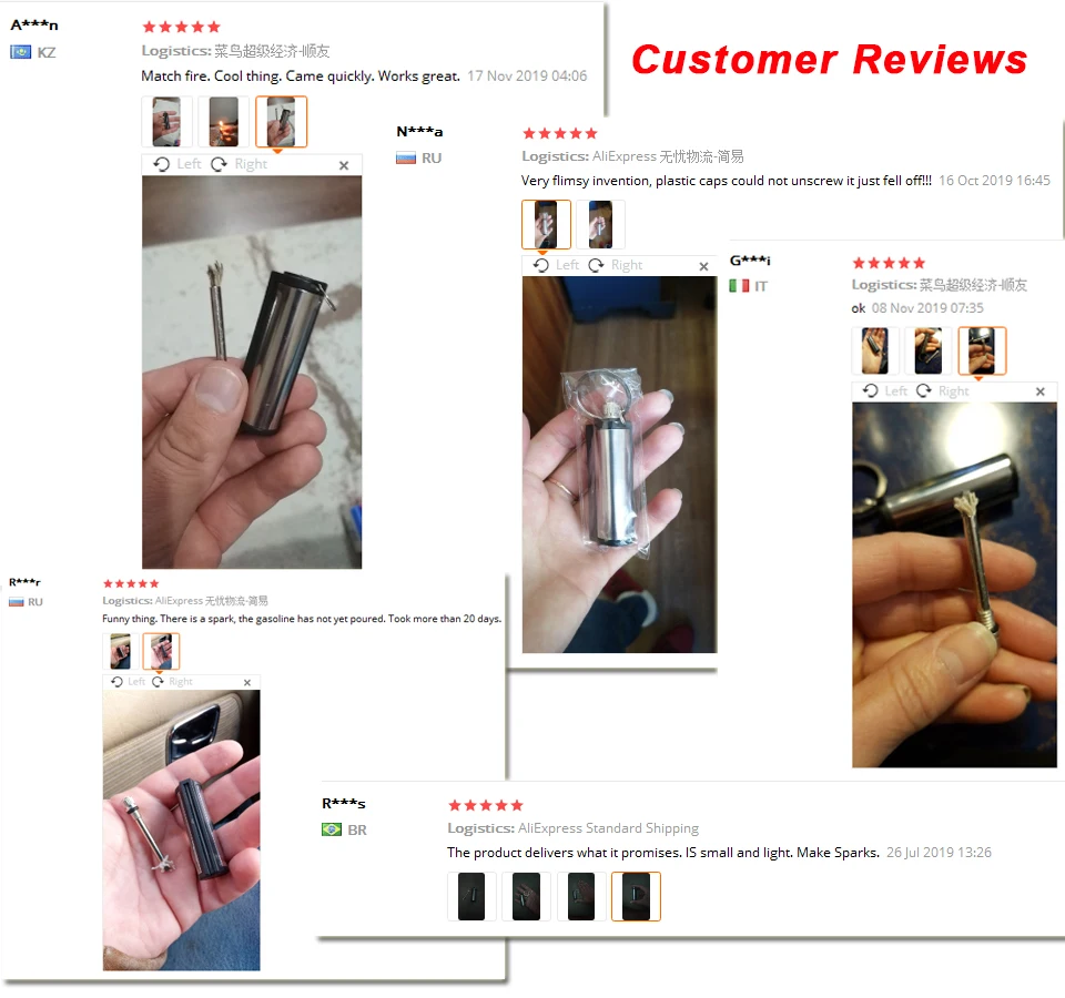 Customer reviews