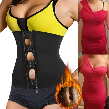 

Fat Burning Waist Trainer Corset for Women Weight Loss Body Shaper Slimming Shapewear Postparto Trimmer Belt Fajas Colombiana
