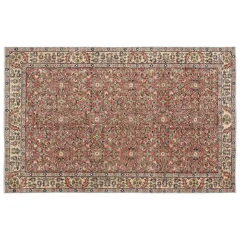 

Handmade Natural Vintage Turkish Area Rug 153x243 Cm-5'0''X7'12''
