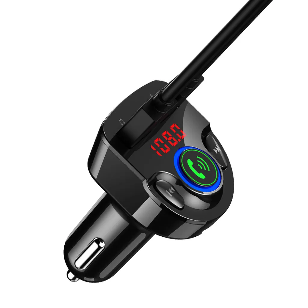 Bluetooth автомобильный беспроводной fm передатчик MP3 радио адаптер комплект 2 USB