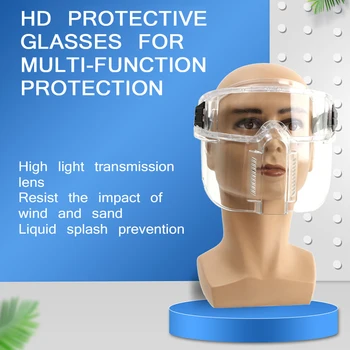 

TiOODRE AntiSplash Motorcycle Protective Goggles Protective Mask Removable Transparent Goggles Safety Glasses Detachable Goggles