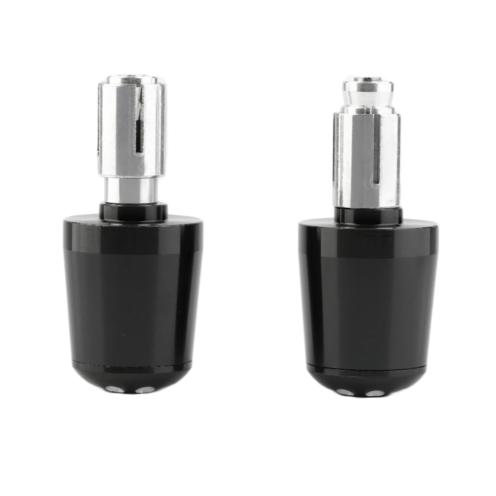 

2pcs Universal Motorcycle Handlebar Ends Grip Weights Anti Vibration Plug Cap Hand Grips Bar End Plug Parts