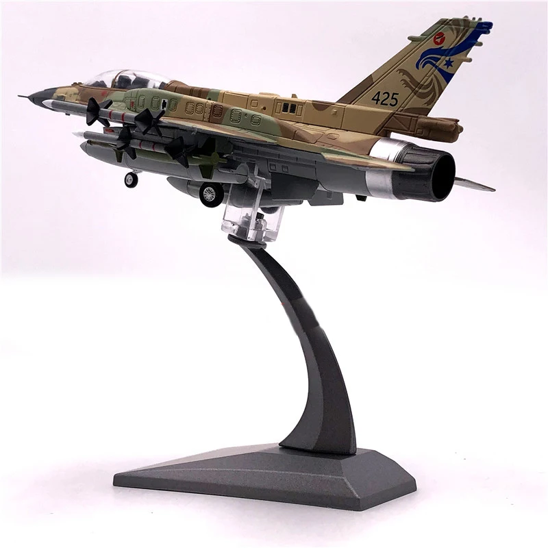Diecast Metal Aircraft-Model Plane Israeli Air-Force Military 1:72 F-16i Thunderstorm