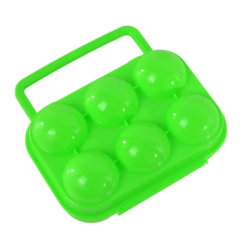 Отдых на природе яйцо ящик для хранения 6/12 Сетка Пластик лоток для яиц противоударный Портативный на открытом воздухе контейнер для перевозки для семейных праздников, вечеринок, аксессуары для кемпинга - Цвет: G1